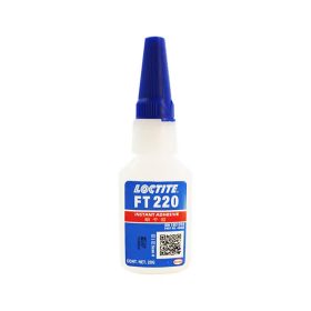 Keo dán nhanh Loctite FT 220 là dòng keo dán tức thì (instant adhesive) sử dụng công nghệ cyanoacrylate, giúp kết dính nhanh chóng nhiều loại vật liệu khác nhau như nhựa, kim loại, cao su, gỗ và da. Sản phẩm thuộc thương hiệu Loctite – một trong những thương hiệu hàng đầu thế giới trong lĩnh vực keo dán công nghiệp.