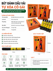 Bút Đánh Dấu Vải Tự Xóa Cô Gái